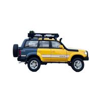 Macchinine in Metallo Pressofuso Modello Auto In Lega Toyota Land Cruiser LC80 In Scala 1/24 Con Suono E Luci Veicolo Fuoristrada A Trazione Posteriore Fan Sport Motoristici Corsa(Blue)