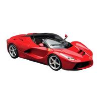 Macchinine in Metallo Pressofuso Modello Di Auto Completamente Aperta In Lega Rossa In Scala 1:18 Per Ferrari LaFerrari Per Adulti Compleanno E Vacanze Fan Sport Motoristici Corsa(Red A)