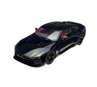 Macchinine in Metallo Pressofuso Modello Di Auto In Lega Da Collezione Multicolore Nissan GT-R50 In Scala 1:18 Pressofuso Ornamento Fan Sport Motoristici Corsa(Black)