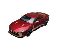 Macchinine in Metallo Pressofuso Modello Di Auto In Lega Da Collezione Multicolore Nissan GT-R50 In Scala 1:18 Pressofuso Ornamento Fan Sport Motoristici Corsa(Red)