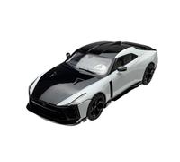 Macchinine in Metallo Pressofuso Modello Di Auto In Lega Da Collezione Multicolore Nissan GT-R50 In Scala 1:18 Pressofuso Ornamento Fan Sport Motoristici Corsa(White)