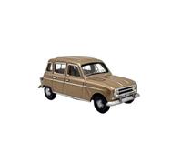 Macchinine in Metallo Pressofuso Modello Di Auto In Lega In Scala 1:76 Per Renault 4 Compact Sedan Berlina Classica Piccola Marrone Fan Sport Motoristici Corsa