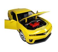 Macchinine in Metallo Pressofuso Modello Di Auto In Lega Multicolore Chevrolet Corvette 1/24 Scala Di Moda Decorazione In Metallo Fan Sport Motoristici Corsa(Yellow)