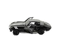 Macchinine in Metallo Pressofuso Modello Di Auto In Lega Nera Chevrolet Corvette 427 Del 1966 Scala 1/64 Adatto Per Giochi Al Chiuso E All'aperto Fan Sport Motoristici Corsa