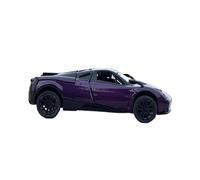 Macchinine in Metallo Pressofuso Modello Di Auto In Lega Pagani In Scala 1/43 Simulazione Di Una Scena Di Apertura Della Porta Giocattolo Da Gioco Fan Sport Motoristici Corsa(Purple)