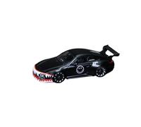 Macchinine in Metallo Pressofuso Modello Di Auto In Lega Pressofusa In Edizione Rara Porsche 997 Modello Statico Modello 1/64 Con Bocca Squalo Nera Opaca Fan Sport Motoristici Corsa
