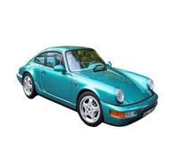 Macchinine in Metallo Pressofuso Modello Di Auto In Lega Realistica In Scala 1/18 Per Porsche 911 Carrera4 Con Portiera Apribile Multicolore Fan Sport Motoristici Corsa(Green)