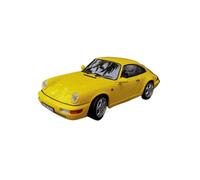 Macchinine in Metallo Pressofuso Modello Di Auto In Lega Realistica In Scala 1/18 Per Porsche 911 Carrera4 Con Portiera Apribile Multicolore Fan Sport Motoristici Corsa(Yellow)