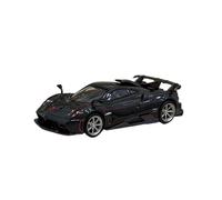 Macchinine in Metallo Pressofuso Modello Di Auto In Lega Realistica Pagani Imola Blu Nero Carbonio 1/64 Decorazione Statica Fan Sport Motoristici Corsa(Black)
