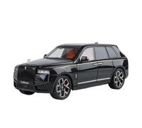 Macchinine in Metallo Pressofuso Modello Di Auto In Lega Rolls Royce Cullinan SUV 2025 In Scala 1/24 Con Simulazione Di Luci E Suoni Ornamento Pressofuso Fan Sport Motoristici Corsa(Black)