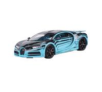 Macchinine in Metallo Pressofuso Modello Di Auto In Resina Bugatti Veyron Ceramic Dragon Chiron In Scala 1:64 Collezione Di Modelli Di Veicoli Rari Fan Sport Motoristici Corsa(Blue)