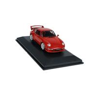 Macchinine in Metallo Pressofuso Modello Di Auto Retrò In Lega In Scala 1:43 Per Porsche 993 RS Clubsport Decorazione Natalizia Fan Sport Motoristici Corsa(Red)