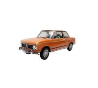 Macchinine in Metallo Pressofuso Modello Di Simulazione Auto Ad Apertura Completa In Lega 2002tii 1/18 Modello Di Esposizione Statica Per La Casa Fan Sport Motoristici Corsa(Orange)