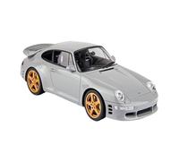 Macchinine in Metallo Pressofuso Modello In Resina In Scala 1:18 Per Porsche RUF Turbo R Veicolo Con Interni In Berlina Grigia Fan Sport Motoristici Corsa