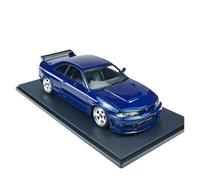 Macchinine in Metallo Pressofuso Ornamenti Artigianali Per Modellini Di Auto In Lega Blu Scuro In Scala 1:18 Per Nissan 400R (BCNR33) Fan Sport Motoristici Corsa