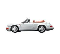 Macchinine in Metallo Pressofuso Ornamenti In Scala Per Modello Di Auto In Lega Porsche 911 Carrera2/4 Da Collezione Scala 1:18 Fan Sport Motoristici Corsa(Silver)