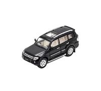 Macchinine in Metallo Pressofuso Ornamento Da Viaggio In Lega Per Modello Di Auto Fuoristrada Mitsubishi Pajero V97 SUV Scala 1:64 Decorazione Fan Sport Motoristici Corsa(Black)