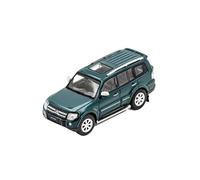 Macchinine in Metallo Pressofuso Ornamento Da Viaggio In Lega Per Modello Di Auto Fuoristrada Mitsubishi Pajero V97 SUV Scala 1:64 Decorazione Fan Sport Motoristici Corsa(Green)