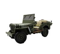 Macchinine in Metallo Pressofuso Vetrina Espositiva Per Collezionisti Modelli In Lega Veicoli Militari Willys Jeep Della Guerra Mondiale In Scala 1:18 Fan Sport Motoristici Corsa