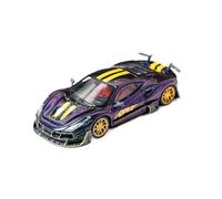 Macchinine in Metallo Pressofuso Vetrina Per Collezionisti Modelli Auto In Lega Multicolore Modificata Mansory Ferrari Cavallino Rampante In Scala 1:64 Fan Sport Motoristici Corsa(Purple)