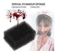 MACCHIO Sponge - Effetti di Sangue e Cicatrici, Scudo Sudario, Effetti Speciali per Halloween - Spugna per Trucco con Foro Sottile