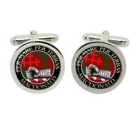 Macdonald Di Sleat Clan Scozzese Gemelli IN Cromo Scatola