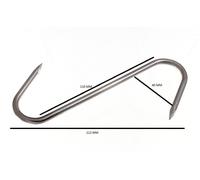 Macellai Appuntito GANCIO A S Kitchen Utilità Cremagliera 6 IN 150mm Acciaio Zp