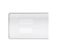 MACEMARO TRADING Set di 5 buste per carte trasparenti per 2 carte - doppia tasca trasparente Passend für alle Karten in Kreditkartengröße, Trasparente, Passend für alle Karten in Kreditkartengröße