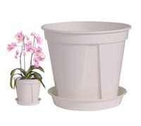 Maceta Con Drenaje,Macetas De Vivero Para Plantas | Macetero De Interior 3X Para Plantas Grandes,Maceta Para Exteriores, Maceta Multifuncional Con Platillo, Macetas Para Floristerías, Hogar