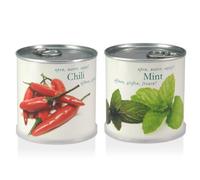 MacFlowers Set regalo con fiori in barattolo - peperoncino - menta