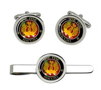 MacGill Gemelli Scozzesi Scottish Clan Set Gemelli E Fermacravatta