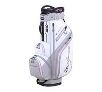 MACGREGOR MACTEC - Sacca da golf da donna, resistente all'acqua, 15 serie, 25,4 cm, colore: Bianco/Orchidea