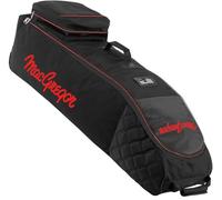 MACGREGOR Vip Deluxe Golf Travel Cover - -Copertura da viaggio per golf con ruote MacGregor VIP Deluxe nera/rossa Uomo, schwarz/rot, Einheitsgröße - MACTC003-BR
