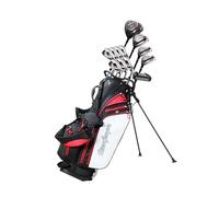 MacGregor ZT1 - Set di pacchetti, grafite, 5-SW, borsa da carrello, mano destra, nero/rosso