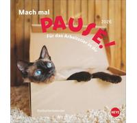 Mach mal Pause Postkartenkalender 2026 - Für das Arbeitstier in dir: Kleiner Tierkalender mit lustigen Sprüchen rund um Büro und Arbeit. Kalender zum ... Postkarten zum Sammeln und Versenden.