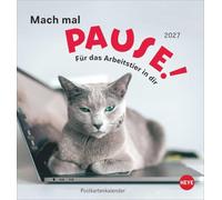Mach mal Pause Postkartenkalender 2027 - Für das Arbeitstier in dir: Kleiner Tierkalender mit lustigen Sprüchen rund um Büro und Arbeit. Kalender zum ... Postkarten zum Sammeln und Versenden.