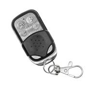 Mach Power 2 Telecomandi Universali RF 433MHz per Cancello, Autoapprendenti, 4 Tasti, Compatibili con la Maggior Parte dei Cancelli e Garage, Colore Nero, Kit da 2 Pezzi (RC-T433FC-001)