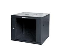 "Mach Power Armadio Rack 19" 9U Profondit? 60 cm da Parete con Ventole, Montanti Regolabili e Pannelli Removibili, Nero (AR-966WB)"