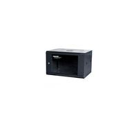 Mach Power Armadio Rack 19'' con profondità 45CM, a parete con 4 montanti, laterali removibili, colore Nero (6 unità)
