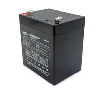 Mach Power Batteria al Piombo AGM 12V 4,5Ah Ricaricabile, Attacchi Faston F2 6,3mm, ideale per Gruppi di Continuità UPS, Sistemi di Emergenza, Allarme, Videosorveglianza, UPS-B412