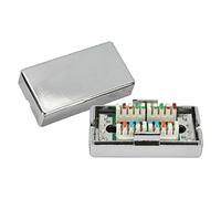 MACH POWER BOX DI GIUNZIONE IN METALLO CAT.6 SILVER (NW-MBJS6-SL)**PUOI PAGARE ANCHE ALLA CONSEGNA!!!**