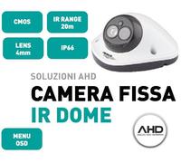 MACH POWER CAMERA AHD CAM. DOME 1/3" SONY 960P 4MM OSD IR 20M IP66 VS-AHFD9-103 NEW