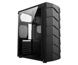 Mach Power Case Gaming con Ventola RGB e LED, Vetro Temperato, 3 Porte USB, ATX/Micro ATX, Design Moderno e Spazioso (IT-GMCS11)