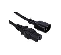 Mach Power Cavo Alimentazione Tripolare IEC Maschio/Femmina 3x0,75mm², Lunghezza 1,8 m, Compatibile con PC, UPS, Monitor, Stampanti - Connessione Sicura e Affidabile