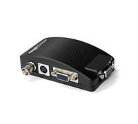 "Mach Power Convertitore Video, Uscita VGA Fino a 1920x1080, Compatibile con DVR, Telecamere, PC, DVD, OSD, Filtro Comb Digitale, Alimentatore 5V incluso, Colore Nero (CV-AD-004)"