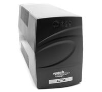 Mach Power Gruppo di continuità per Pc e casa - UPS line interactive 1000VA/510W, stabilizzatore di tensione, 1 batteria 12V/8Ah, 2 uscite Schuko/Ita UPS-LIT10P (1000VA/510W)