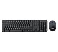Mach Power Kit Tastiera e Mouse Wireless 2.4GHz Full Size Ultrasottile, Mouse Ottico 1600 DPI, Connessione Stabile fino a 10 m, Nano Ricevitore USB (IT-WKITKM-011)