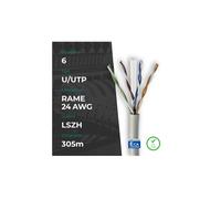 MACH POWER MATASSA CAVO DI RETE 305 MT CAT.6 RAME U/UTP GRIGIO (CM-C6UCU24L305GF)