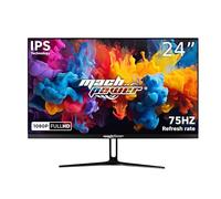 MACH POWER Monitor LED 23.8" IPS Full HD 1080p, 75Hz, Low Blue Light, Angolo di Visione 178°, Design Ultra Sottile per Casa, Ufficio e Multimedia (EB-FM24MIPS)