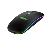 Mach Power Mouse Wireless 2.4GHz Ricaricabile, Connessione USB e Bluetooth, Ergonomico, 1600DPI, Plug & Play (IT-WMBK-012)